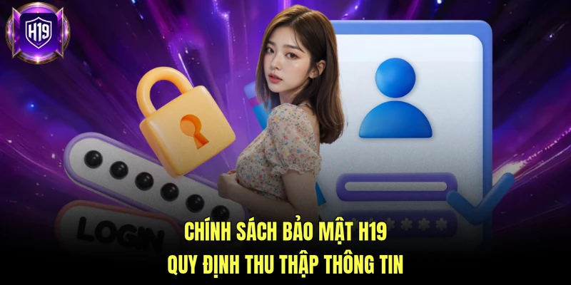 Chính sách bảo mật H19 quy định thu thập thông tin